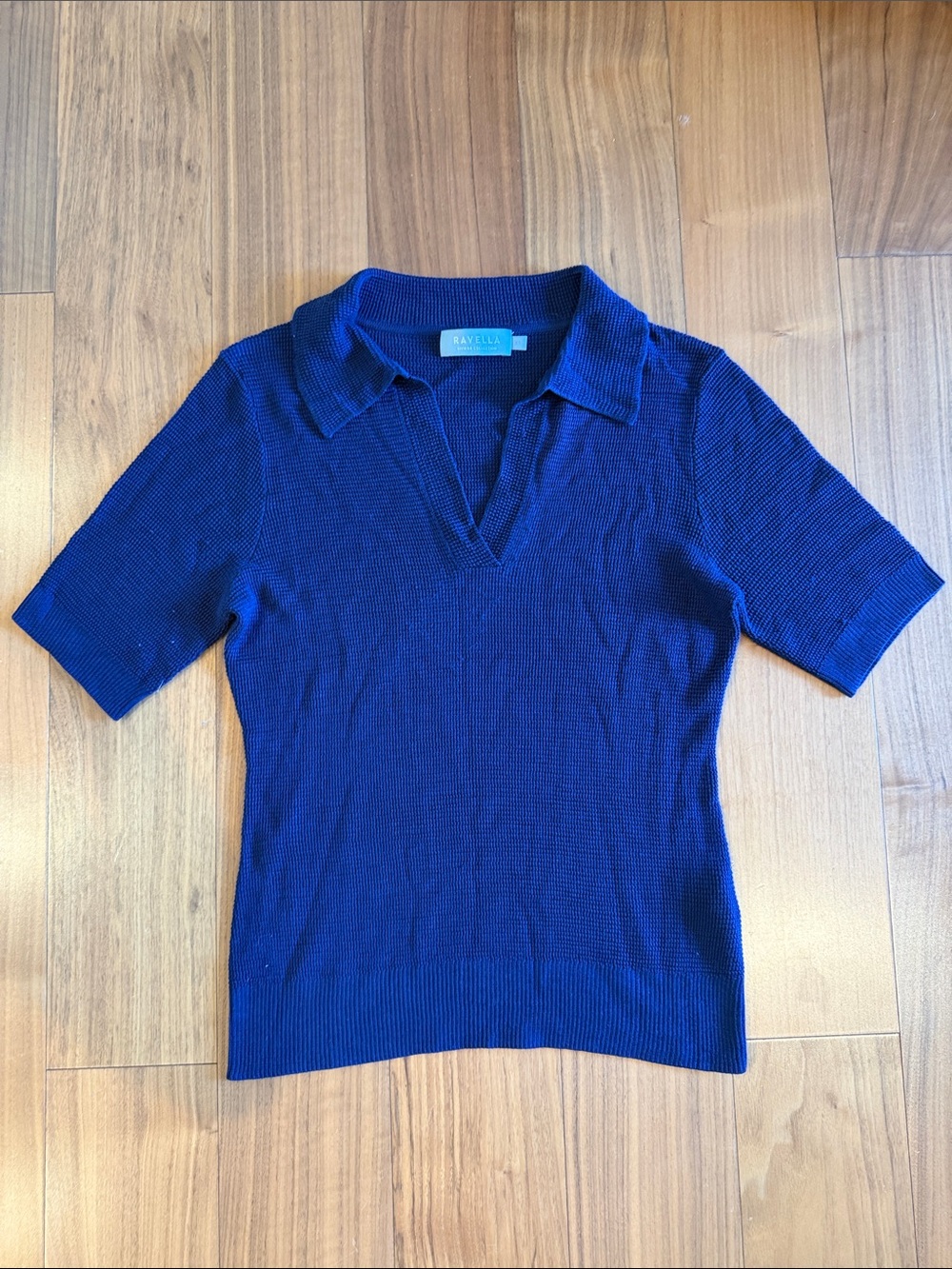Ray-Ceila Girls' Royal Blue Short-Sleeve Polo Top